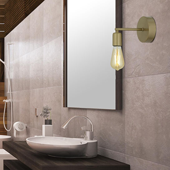 Apliqa Binay Eskitme Boyalı Duvar Lambası Yatak Odası-yatak Başı-banyo Aplik