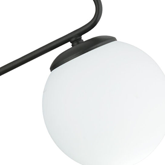 Apliqa Mildred Siyah Duvar Lambası Yatak Odası-yatak Başı-banyo İçin Modern Aplik