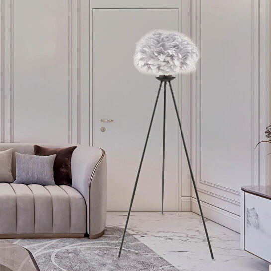 Apliqa Belenay Si̇yah Lambader Modern Oturma Odası, Yatak Odası, Salon Lambader