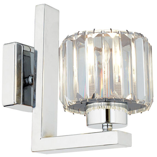 Apliqa Ramo Krom Kaplama Kristal Taşlı Duvar Lambası Yatak Odası-yatak Başı-salon Için Aplik