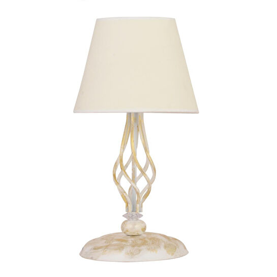 Apliqa Lupin Beyaz Şapkalı Beyaz Masa Lambası Modern Tasarım Salon-yatak Odası Abajur