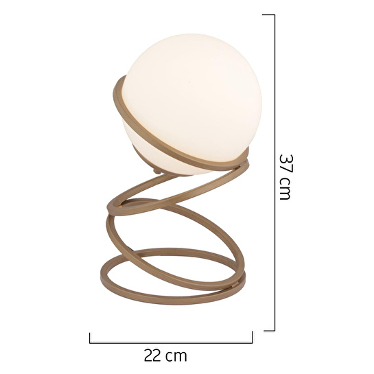 Apliqa Magura Tekli Eskitme Modern Yatak Odası Salon Abajur