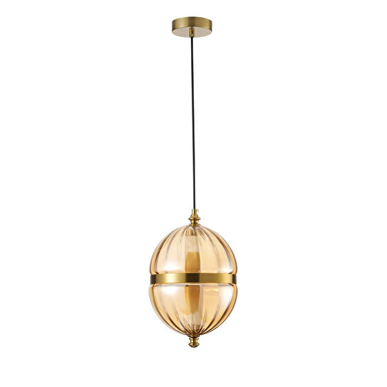 Apliqa Dolly 6 Watt 3000k Ledli Bal Camlı Tekli Sarkıt Led Avize