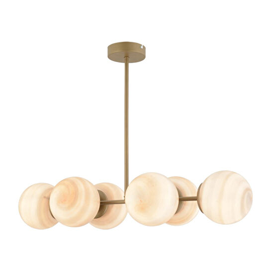 Apliqa Erda 6li Eski̇tme Avi̇ze Modern Mutfak Yemek Masası Üstü Yatak Odası Salon Avize