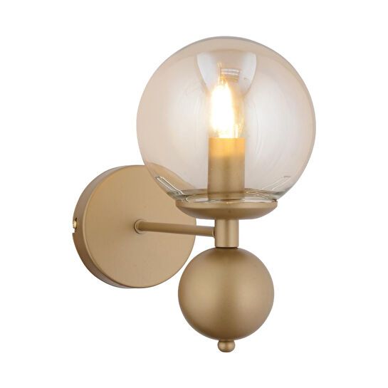 Apliqa Kuvars Tekli Eskitme Bal Camlı Modern Yatak Başı Salon Aplik