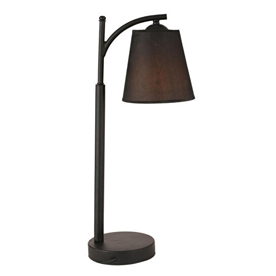 Apliqa Enjoy Siyah Retro Şapkalı Modern Tasarım Retro Abajur