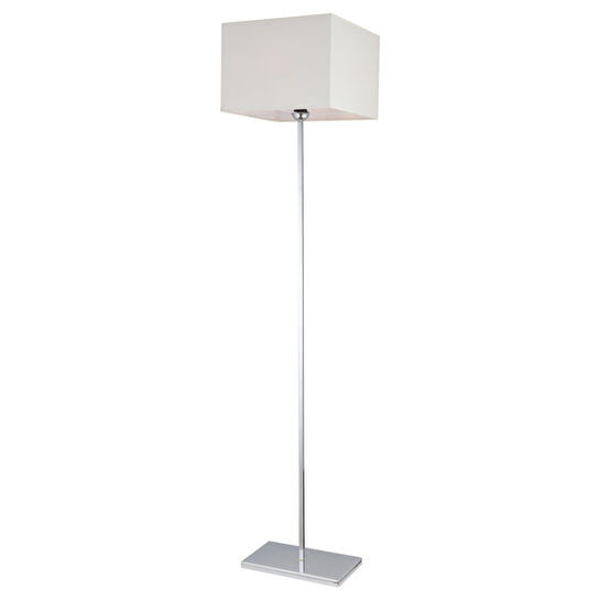 Apliqa Layana Beyaz Şapkalı Krom Dekoratif Modern Tasarım Ayaklı Oturma Odası-salon Lambader