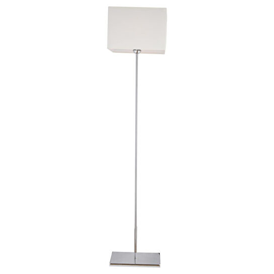 Apliqa Layana Beyaz Şapkalı Krom Dekoratif Modern Tasarım Ayaklı Oturma Odası-salon Lambader