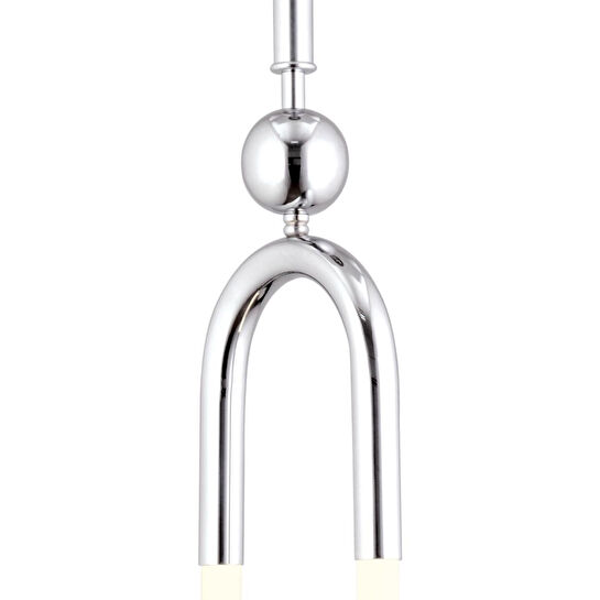 Apliqa Thisted Tekli Krom Ledli 13 Watt Modern Koridor, Yatak Odası Salon Sarkıt Led Avize