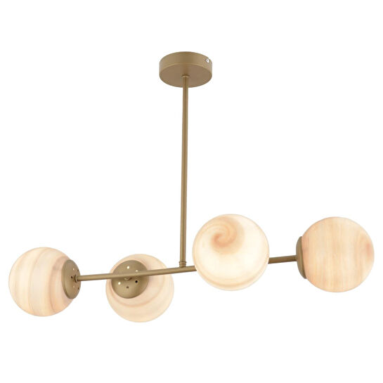 Apliqa Erda 4lü Eski̇tme Avi̇ze Modern Mutfak Yemek Masası Üstü Yatak Odası Salon Avize