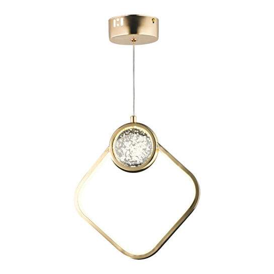 Apliqa Frieda Tekli 3 Renkli 17 Watt Gold Ledli Modern Oturma Odası Salon Sarkıt Avize