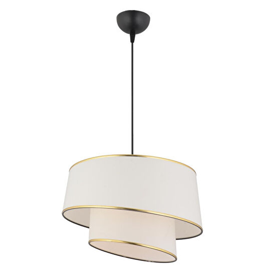 Apliqa Paoni 2 Katlı Beyaz Gold Detaylı Modern Koridor,yatak Odası Salon Avize