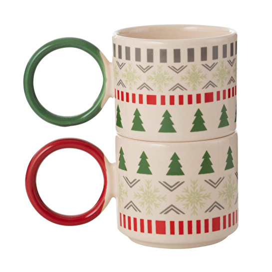 Mudo Home Pine 2'li̇ Kupa Seti̇