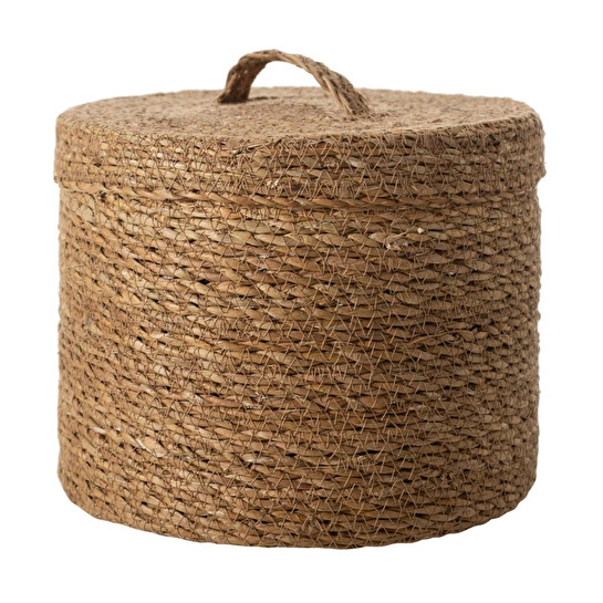 Mudo Home Simon Kapakli Düzenleyi̇ci̇ Naturel 26x26x21