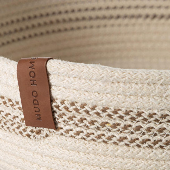 Mudo Home Venus Düzenleyi̇ci̇ Sepet Bej Ekru 8x29