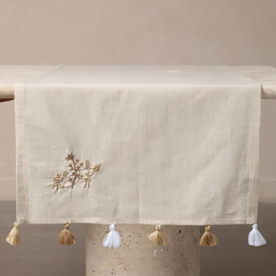 Mudo Home Bessy Nakişli Runner Ekru 50x130