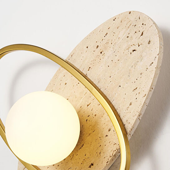 Apliqa Astrae Mermer Desenli Modern Salon Aplik