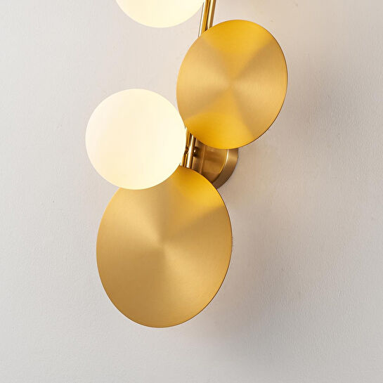 Apliqa Lunis Gold 4'lü Modern Salon Aplik