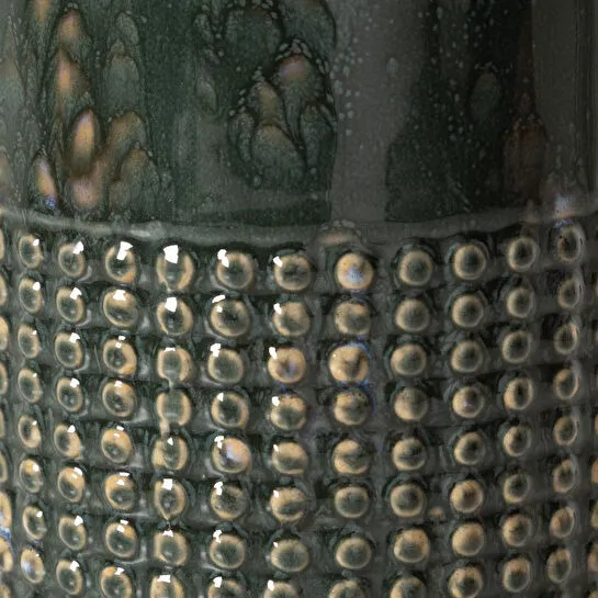 Mudo Home Azul Serami̇k Vazo 14x27cm