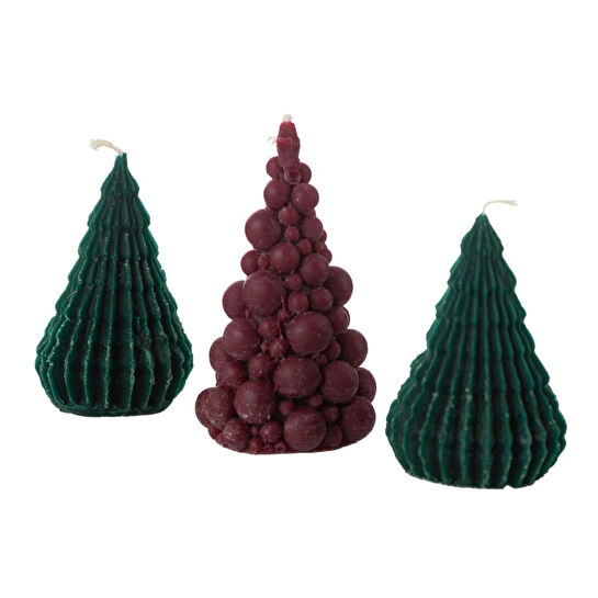 Mudo Home Joy 3'lü Kutulu Mum Seti̇