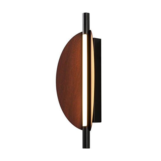 Apliqa Vion Siyah Yaprak Desenli Ledli Aplik