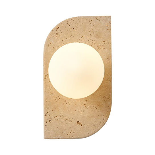 Apliqa Tirra Traverten Mermer Desenli Modern Salon Aplik