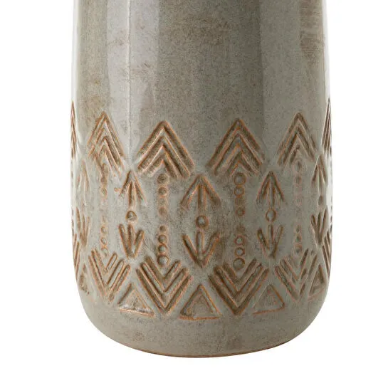 Mudo Home Ashen Serami̇k Vazo 14x27 Cm