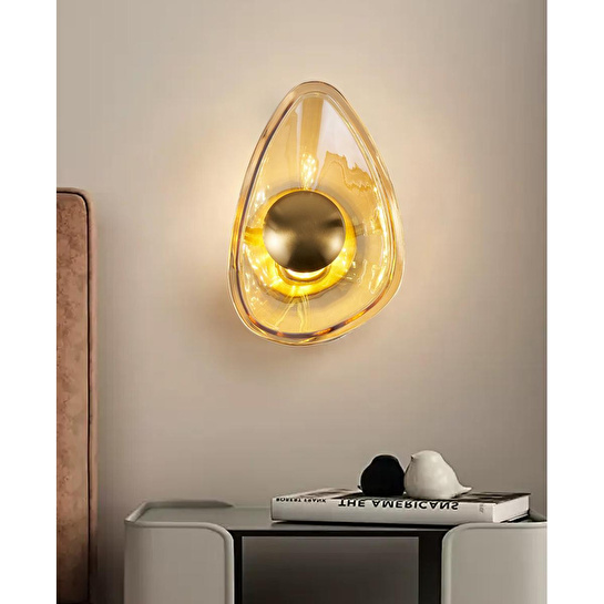 Apliqa Nova Gold 3 Renkli Salon, Yatak Başı Led Aplik