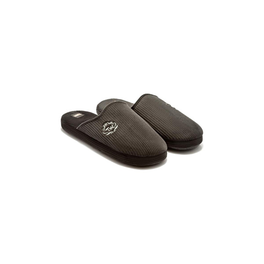 Twigy Muted Erkek Ev Terliği Siyah 43/44 Numara