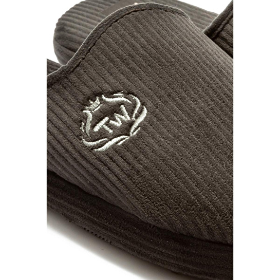 Twigy Muted Erkek Ev Terliği Siyah 43/44 Numara