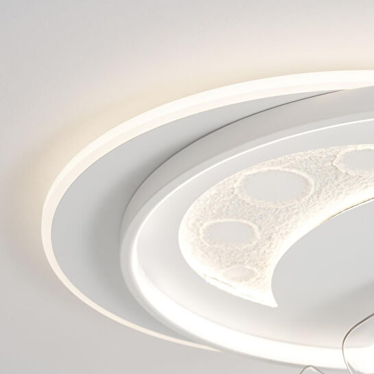 Apliqa Arıa 3d Plafonyer Pervaneli Ledli Avize