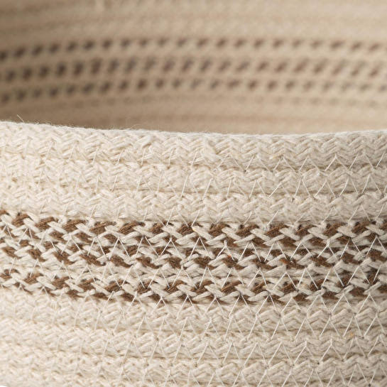 Mudo Home Venus Düzenleyi̇ci̇ Sepet Bej Ekru 8x25