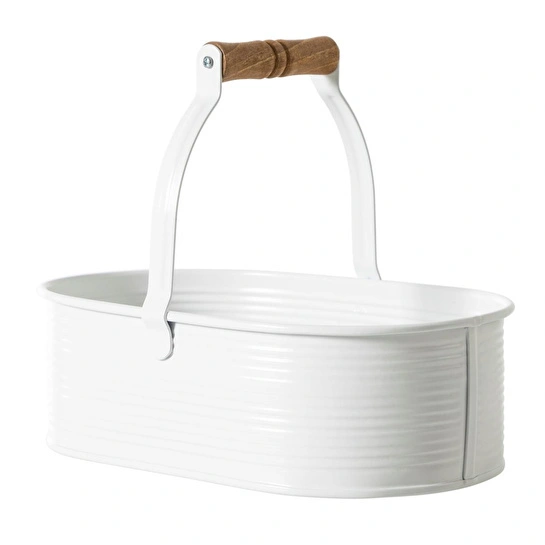 Mudo Home Roma Kulplu Düzenleyi̇ci̇ Mat Beyaz 32x18x26