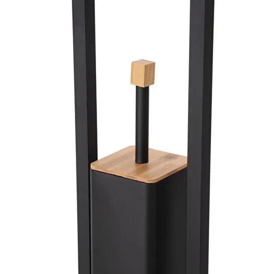 Mudo Home Boho Tuvalet Firçalik&kağitlik Si̇yah