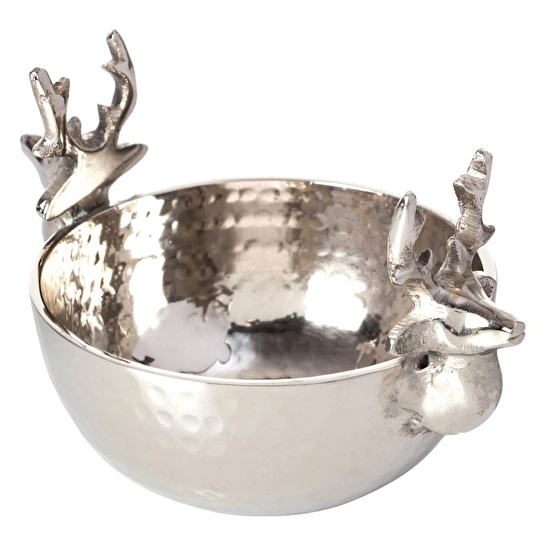 Mudo Home Alonso Deer Dekorati̇f Kase 11cm