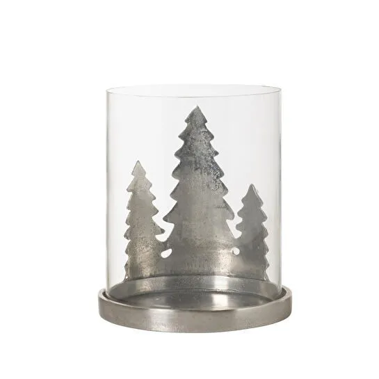 Mudo Home Lunetta Mumluk Silver 23x25 Cm