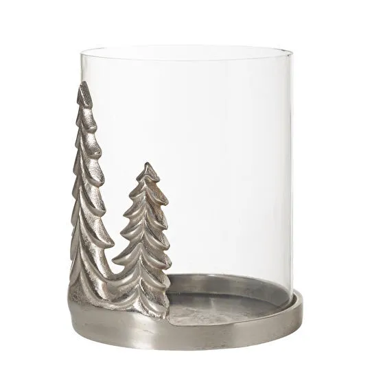 Mudo Home Lunetta Mumluk Silver 23x25 Cm