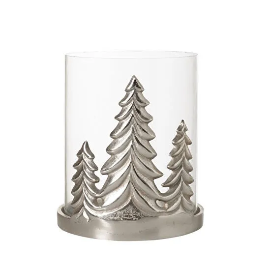 Mudo Home Lunetta Mumluk Silver 23x25 Cm