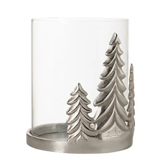 Mudo Home Lunetta Mumluk Silver 23x25 Cm