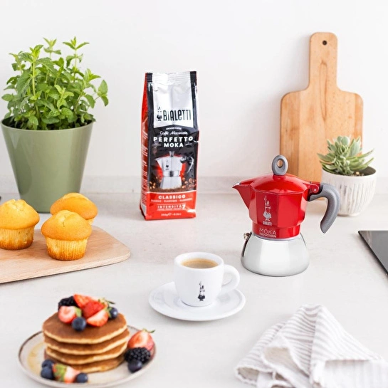 Bialetti İndüksiyon Mokapot Kırmızı 2 Cup