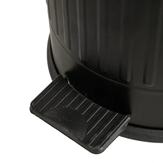 Mudo Home 16lt Pedalli Vintage Çöp Kovasi Si̇yah