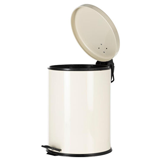 Mudo Home 30lt Pedalli Çöp Kovasi Krem
