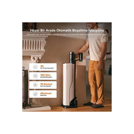 Roborock H60 Hub Ultra Dikey Süpürge (roborock Türkiye Garantili)