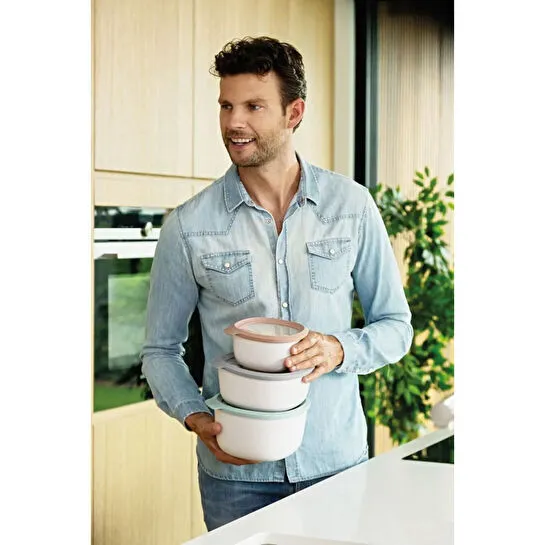 Berghoff Leo 3lü Kapaklı Saklama Kabı Seti