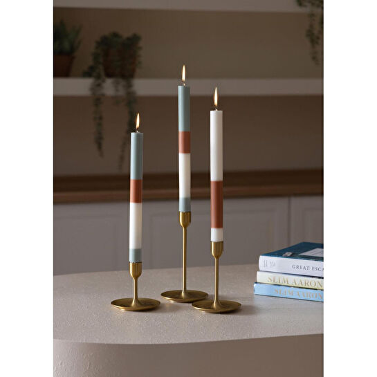 The Mia Dekoratif Mum 3lü Çam Ağacı 30 Cm