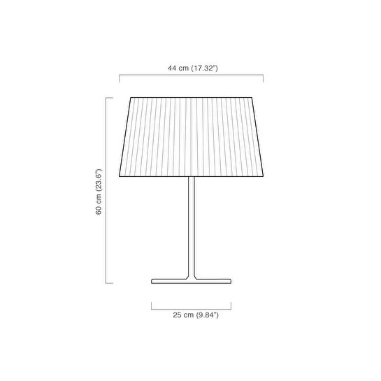 Soli Workshop Esenta Medium Metal Masa Lambası - Bordo