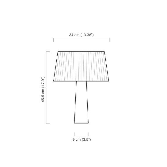 Soli Workshop Esenta Small Ahşap Masa Lambası - Meşe