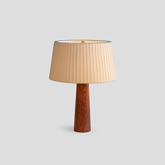 Soli Workshop Esenta Small Ahşap Masa Lambası - Maun