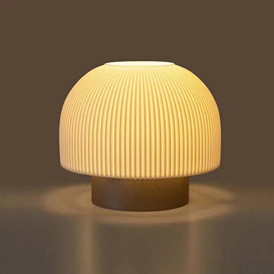 Soli Workshop Pico Minus Masa Lambası - Ahşap