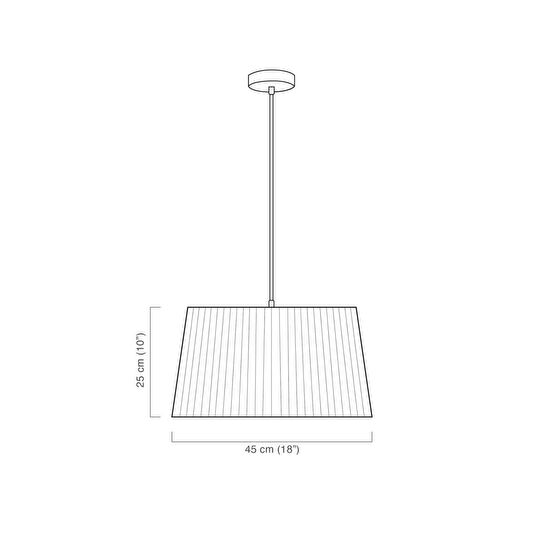 Soli Workshop Esenta Medium Kumaş Sarkıt Aydınlatma